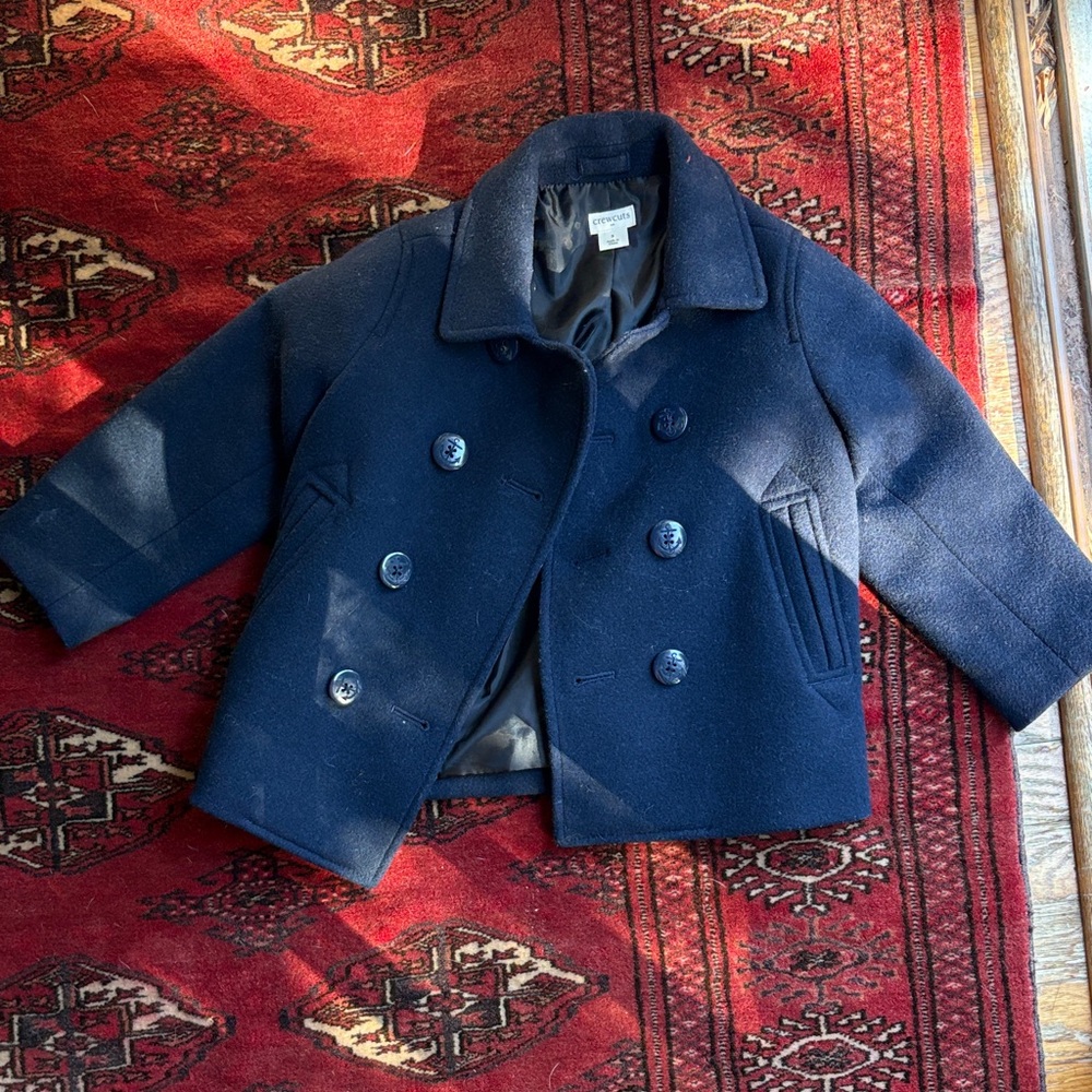 Crewcuts Navy Peacoat for Kids